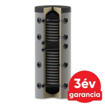 Sunsystem PS2 150 fűtési puffer tartály 2 db hőcserélővel, szigeteléssel (139 liter)