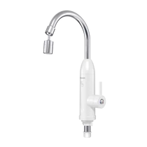 Thermex RUNA 3000 átfolyós elektromos vízmelegítő és fehér csaptelep (3 kW)