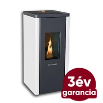 Centrometal CentroPelet A10 légfűtéses pellet kályha (9 kW / fehér)