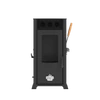 Kép 5/11 - BABA'S Stove ECO Plus FAN 8 - kombinált, fa és pellet tüzelésű kályha ventilátorral (4-8 kW - acéllemez)