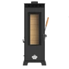 Kép 5/11 - BABA'S Stove FLAME FAN 12 kombinált, fa és pellet tüzelésű kályha ventilátorral (6-12 kW - acéllemez)