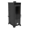 Kép 2/11 - BABA'S Stove FLAME FAN 12 kombinált, fa és pellet tüzelésű kályha ventilátorral (6-12 kW - acéllemez)