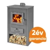 Kép 1/4 - BLIST B1 EKO acél lemez fatüzelésű kályha (7-9 kW sötét szürke)