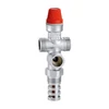 Kép 1/3 - CALEFFI termikus biztonsági szelep automatikus, kézi ürítő gombbal 3/4", vegyes tüzelésű kazánokhoz 100°C