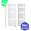 Kép 1/5 - Deltacalor BASIC 1000 Watt vízteres törölközőszárítós radiátor elektromos fűtéssel (fehér - 600 mm)