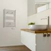 Kép 2/7 - Deltacalor Electro BASIC 300 Watt elektromos törölközőszárítós radiátor manuális vezérléssel (fehér - 500 mm)