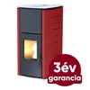 Kép 1/9 - Falcon COMODO Central P18 vízteres pellet kályha (18 kW - Bordó)