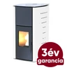 Kép 1/8 - Leértékelt Falcon COMODO CENTRAL P12 vízteres pellet kályha 13 kW - fehér / bemutató termék