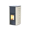 Kép 4/10 - FALCON COMODO CENTRAL P12 vízteres pellet kályha (13 kW - krém)