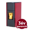Kép 1/11 - FALCON COMODO CENTRAL P25 vízteres pellet kályha (25 kW - Bordó)