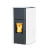 Kép 4/8 - Leértékelt Falcon COMODO CENTRAL P12 vízteres pellet kályha 13 kW - fehér / bemutató termék