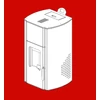 Kép 4/11 - FALCON COMODO CENTRAL P25 vízteres pellet kályha (25 kW - Piros)