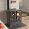 Kép 2/4 - La Nordica ROSETTA SINISTRA 5.0 STEEL fatüzelésű tűzhely (7,9 kW)