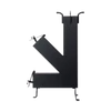 Kép 4/5 - MSS Rakéta fatüzelésű kályha (45 x 90 cm)
