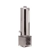 Kép 2/10 - MSS FM INOX 90 fatüzelésű acél vízmelegítő - 90 literes rozsdamentes tartállyal / 5,5 kW-os tűztérrel