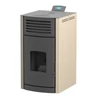 Kép 2/6 - RUBYNOR ONYX HYDRO 12 vízteres agri pellet tüzelésű kályha (12,2 kW - krém)