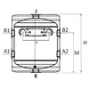 Kép 3/4 - Sunsystem PSM W 50 fűtési puffer tartály szigeteléssel hőszivattyúhoz (50 liter)