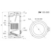 Kép 5/7 - Sunsystem SN 300 indirekt HMV tartály - műszaki rajz