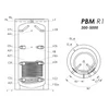Kép 5/5 - Sunsystem PBM R1 500 fűtési puffer tartály - műszaki rajz
