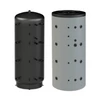 Kép 3/5 - Sunsystem PBM R2 1500 fűtési puffer tartály 2 db hőcserélővel - szigeteléssel, 90°-os csonkozással (1409 liter)