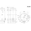 Kép 5/6 - Centrometal HB 200 rozsdamentes INOX hűtési és fűtési puffer tartály (200 liter)
