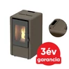 Kép 1/10 - Centrometal CentroPelet Z6 meleg levegős pelletkályha (rozsdabarna)