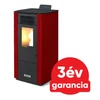 Kép 1/8 - Centrometal CentroPelet Z12 (9 kW) meleglevegős pellet tüzelésű kályha (bordó)