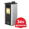 Kép 1/8 - Centrometal CentroPelet Z12 (9 kW) meleglevegős pellet tüzelésű kályha (fehér)