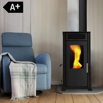 BABA'S Stove ECO 8 - kombinált, fa és pellet tüzelésű kályha (4-8 kW - acéllemez)