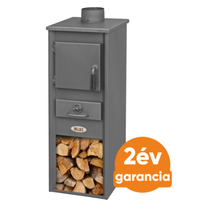 BLIST EKONOMIK LM acél lemez fatüzelésű kályha (5-7 kW sötét szürke)