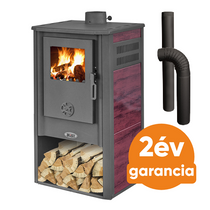 BLIST KONZUL LM acél lemez fatüzelésű kályha szett 1. (7-9 kW kályha és 3 db-os alap füstcső készlet)