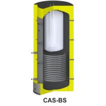 Centrometal CAS-BS 801 fűtési puffertároló - hőtárolásra és használati melegvíz előállításra - beépített szolár spirál csővel (475 liter)