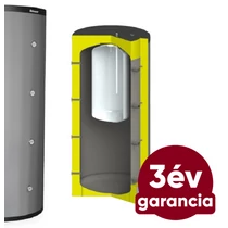 Centrometal CAS-B 1503 fűtési puffer tartály hőszigeteléssel és rozsdamentes HMV tartállyal (1426 liter)