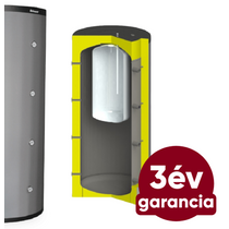Centrometal CAS-B 1003 fűtési puffer tartály hőszigeteléssel és rozsdamentes HMV tartállyal (920 liter)