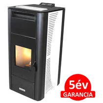 Centrometal CentroPelet ZV32 meleg levegős és vízteres pellet tüzelésű kandalló, kályha (fehér)