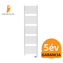 Deltacalor Recto C Mix 1000 Watt központi fűtési rendszerre köthető elektromos törölközőszárítós radiátor (fehér)