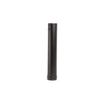80 x 500 mm rozsdamentes pellet kályha füstcső - fekete (80 mm)