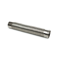 80 x 500 mm flexibilis rozsdamentes pellet kályha füstcső - fémszínű