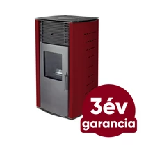 Falcon COMODO Trend P10 meleg levegős pellet kályha (10 kW - Bordó)