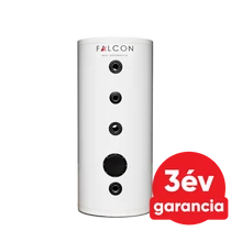 FALCON HPBe 200 INOX hűtési és fűtési puffer tartály  hőszivattyúhoz (202 liter / 3 kW)