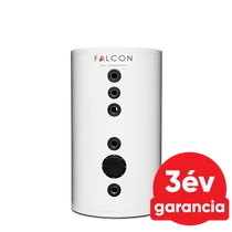 FALCON HPBe 300 INOX hűtési és fűtési puffer tartály  hőszivattyúhoz (304 liter / 3 kW)