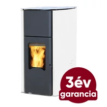 FALCON COMODO CENTRAL P25 vízteres pellet kályha (25 kW - Fehér)