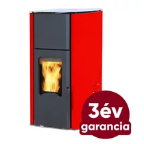 FALCON COMODO CENTRAL P25 vízteres pellet kályha (25 kW - Piros)