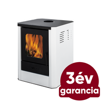 FALCON COMODO Central W18 vízteres fatüzelésű kályha (18 kW - fehér)