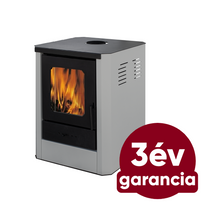 FALCON COMODO Central W18 vízteres fatüzelésű kályha (18 kW - szürke)
