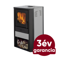 FALCON COMODO Central W27 vízteres fatüzelésű kályha (27 kW - szürke)