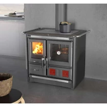 La Nordica ROSA L 5.0 STEEL fatüzelésű tűzhely (9,5 kW)