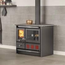 La Nordica ROSA XXL 5.0 - STEEL fatüzelésű tűzhely (11 kW)