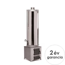 MSS FM INOX 90 fatüzelésű acél vízmelegítő - 90 literes rozsdamentes tartállyal / 5,5 kW-os tűztérrel