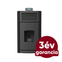RUBYNOR ONYX HYDRO 12 vízteres agri pellet tüzelésű kályha (12,2 kW - szürke)